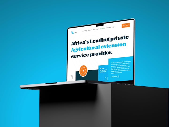 Cover image for Website redesign for agric consulting agency