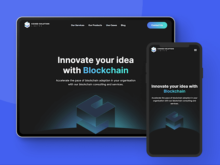 Cover image for Coded Solution | Innovate your idea with Blockchain