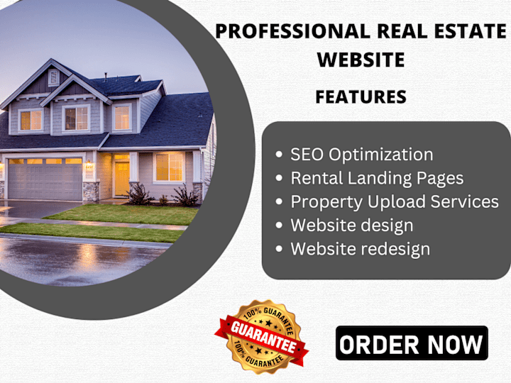 Cover image for Real Estate and Vacation Rental Website Design & Development