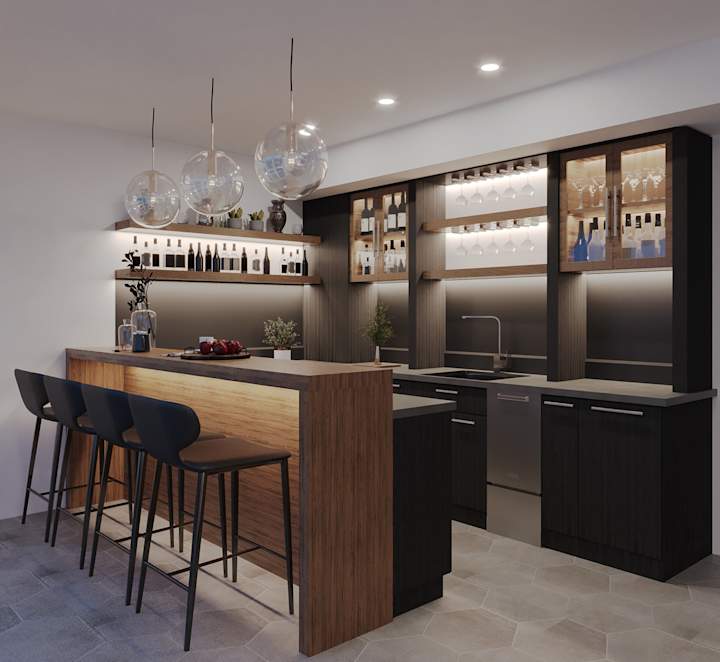 Cover image for Bar Design Interior on Behance