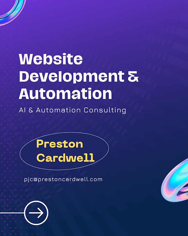 Cover image for Website Development & Automation