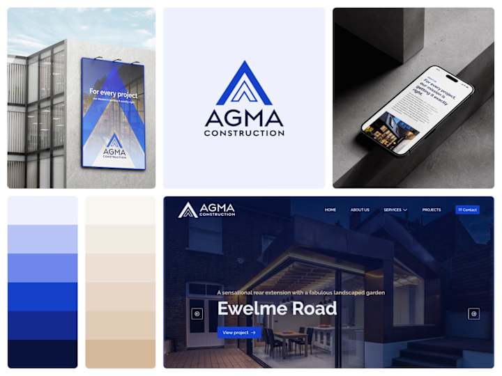 Cover image for AGMA Construction | Branding & Website