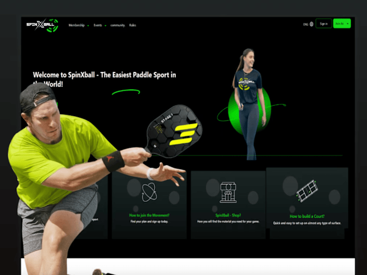 Cover image for Spinxball: Redefining Your Sports Experience | Web Development