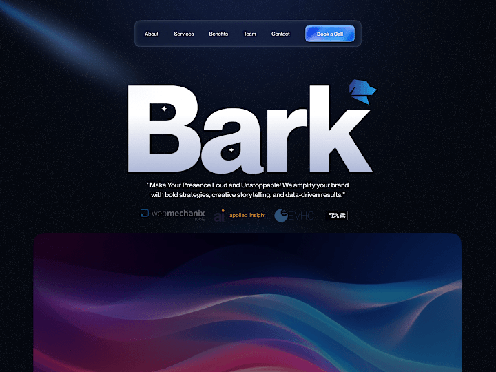 Cover image for Bark Media Agency Website