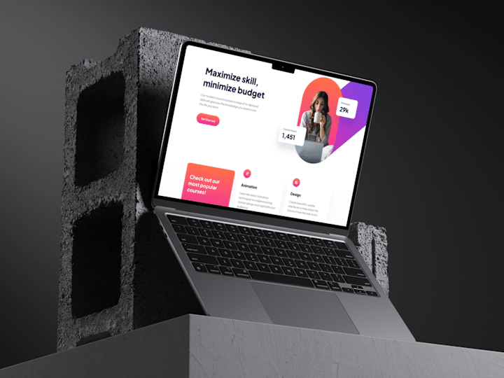 Cover image for Skilled eLearning: Conversion-Optimized Landing Page