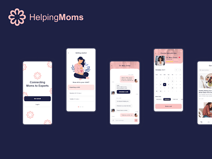 Cover image for Designing User-Centric Experience App for Moms