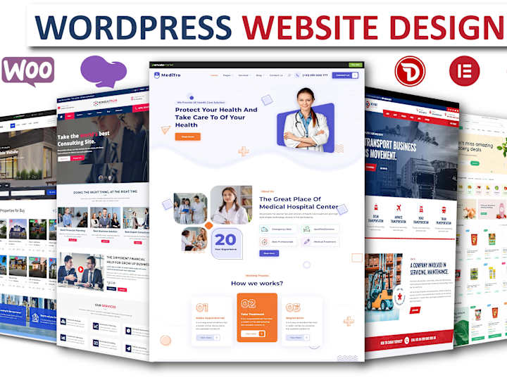 Cover image for Modern And responsive WordPress Website for your business
