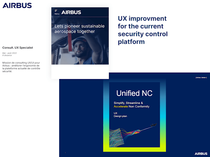 Cover image for UX/UI Audit for Airbus Security Platform