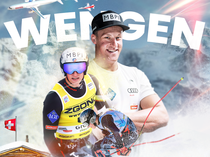 Cover image for Ski Athlete Poster Design
