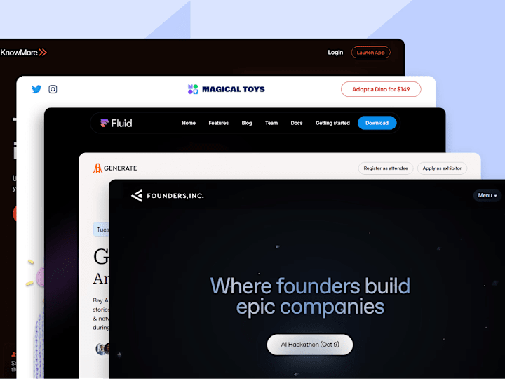 Cover image for Development and Maintenance of Startup Studio with Framer