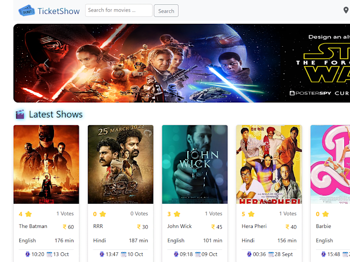 Cover image for Movie Booking Vue.js App with Flask + Redis Server Back-end
