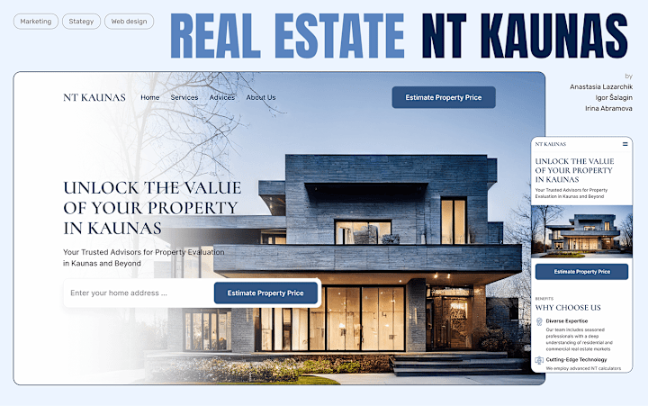 Cover image for Real Estate - Website ReDesign - client getting new leads