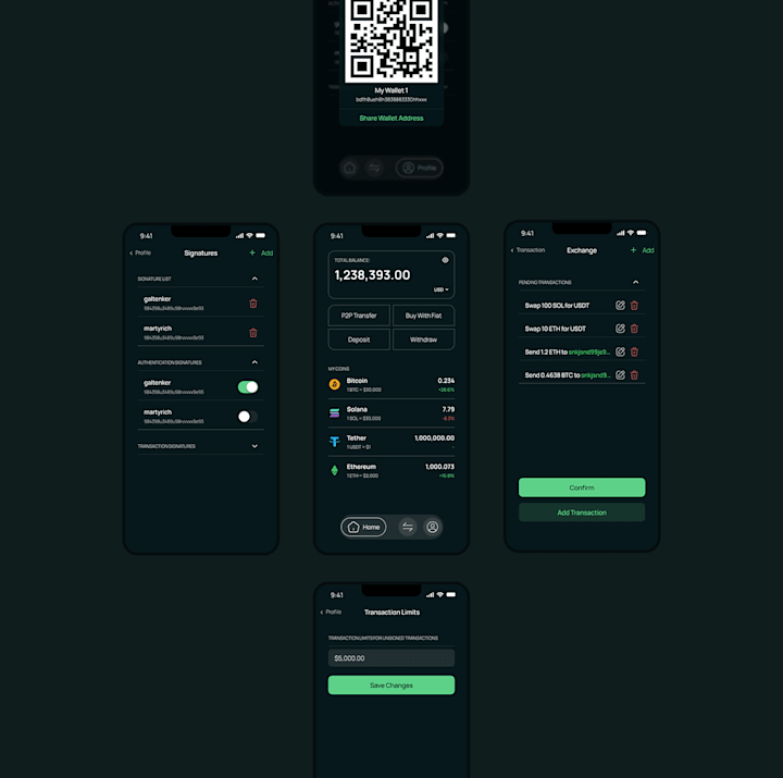 Cover image for Abstrakt: Smart Contract Wallet :: Behance