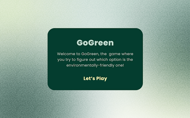 Cover image for Go Green