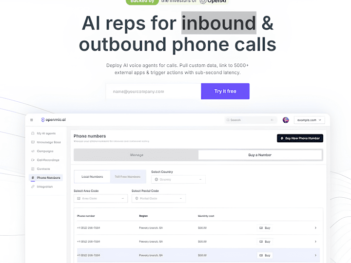 Cover image for Inbound and outbound phone call integrate with openAI Software