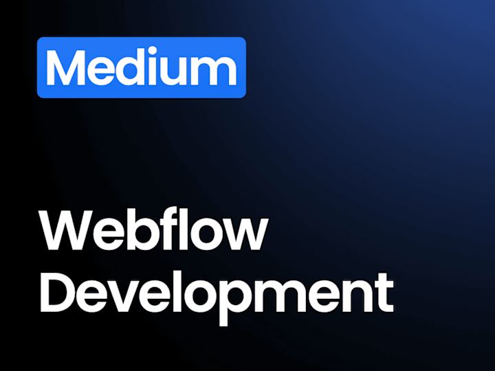 Cover image for Webflow Development Medium