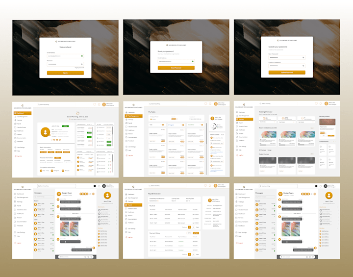 Cover image for Employee Portal - Dashboard Design