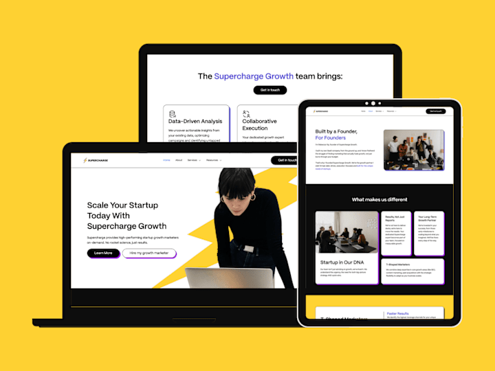 Cover image for Supercharge Growth | Webflow Design & Development