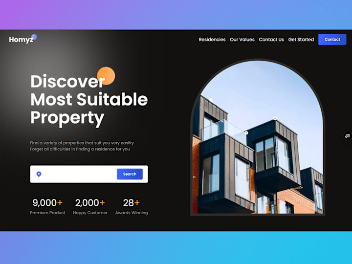 Cover image for React Real Estate Landing Page Development