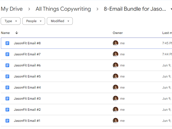 Cover image for 8-Email Copy Bundle