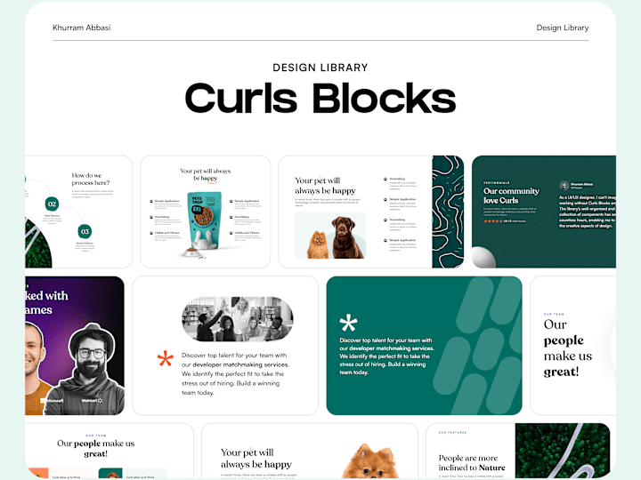 Cover image for Curls Blocks Design Library