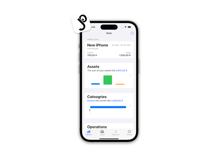 Cover image for Innovative iOS Personal Finance App for Apple Store
