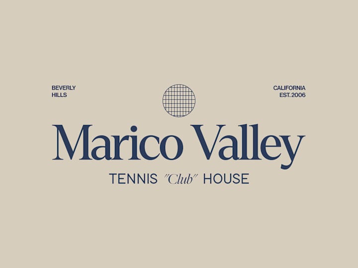 Cover image for Brand Identity Design For The Marico Valley Tennis Club House.