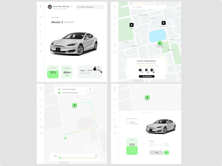 Cover image for Tesla car app | Concept