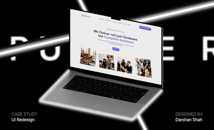 Cover image for Purple Rock | Landing Page UI Redesign | Figma