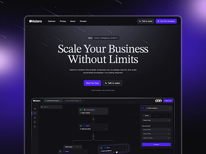 Cover image for Astero - SaaS Website