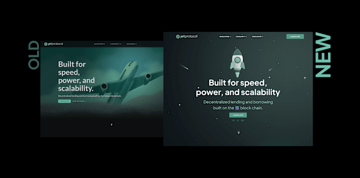 Cover image for Jet Protocol Landing Page Redesign