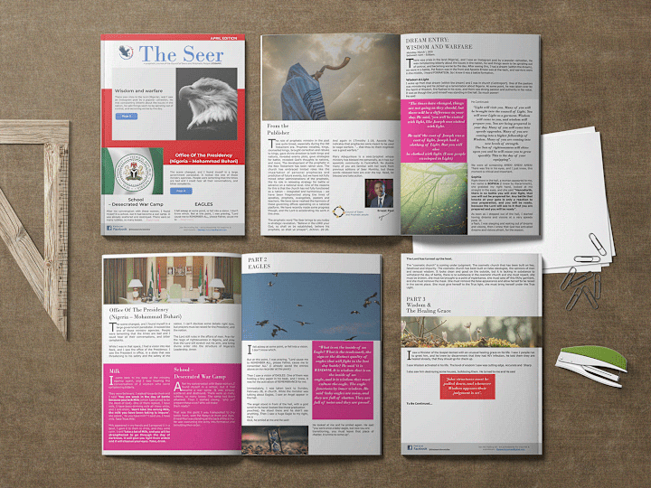 Cover image for Seer Monthly Magazine on Behance