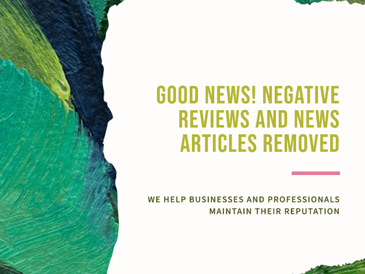 Cover image for We removed Negative News Articles & Defamatory Content 