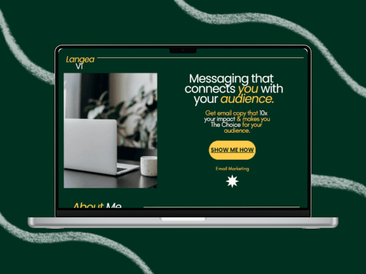 Cover image for Landing Page Design For Email Copywriter