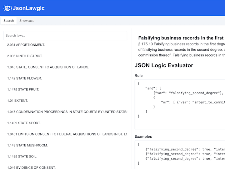 Cover image for JsonLawgic: Law as Code