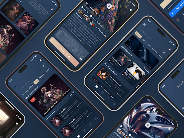 Cover image for Creating Branding & UI Designs for a Yacht Event Startup