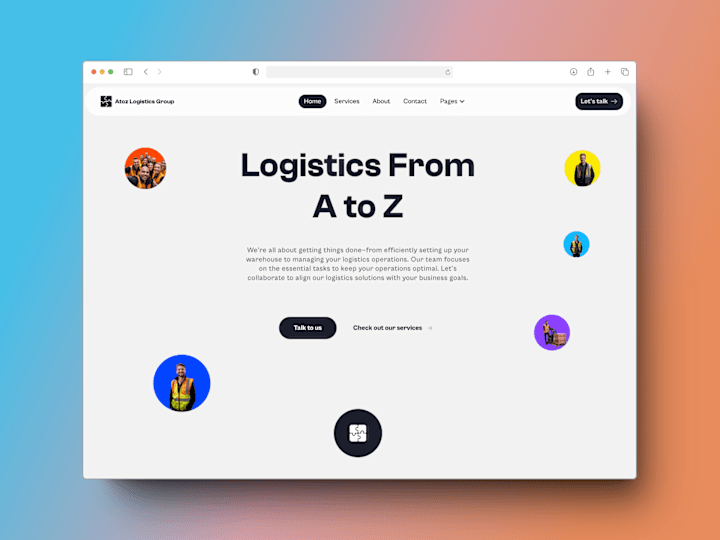 Cover image for Atoz Logistics Website