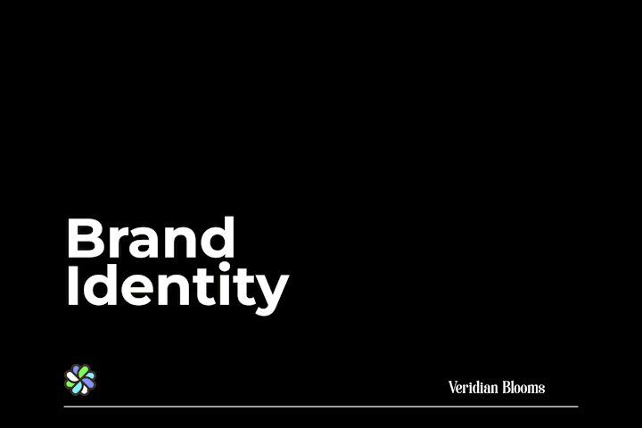 Cover image for Veridian Blooms : Brand Identity