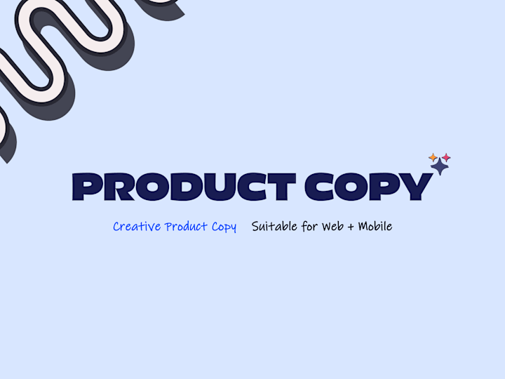 Cover image for Product Copy - Web + Packaging