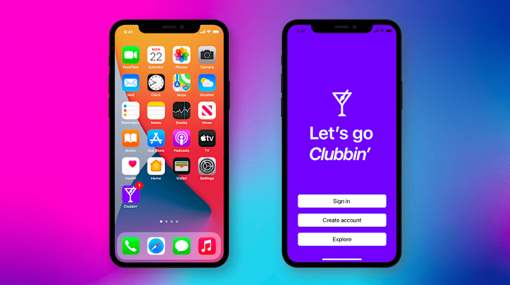 Cover image for Clubbin' app