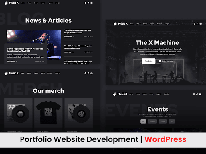 Cover image for Portfolio Website Development - WordPress