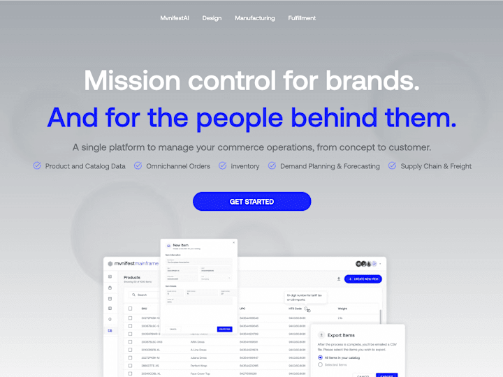 Cover image for MvnifestAI Website Design