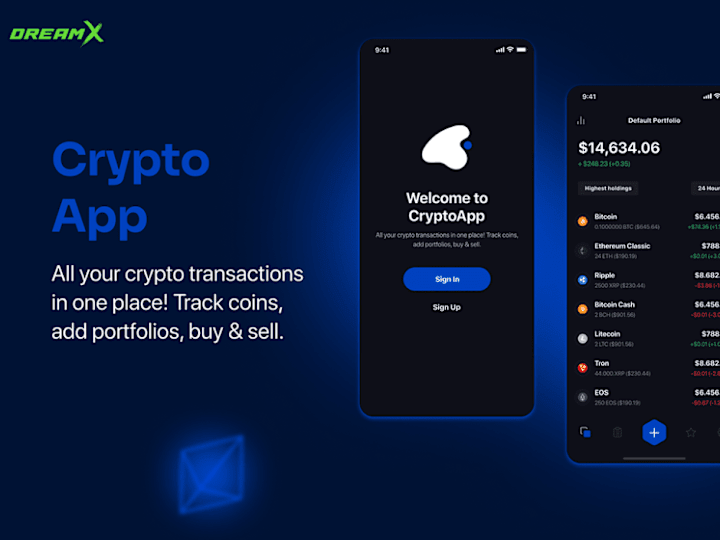 Cover image for Crypto Mobile App Design