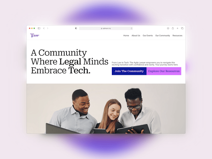 Cover image for The Agile Lawyer Website | Figma Design & Framer Development