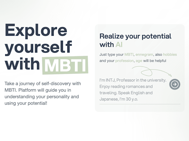 Cover image for Fancy-MBTI web app