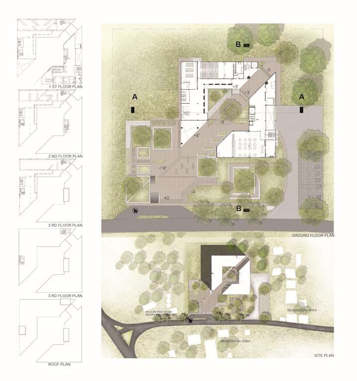 Cover image for 2D RENDER WORKS II PLAN I SECTION I ELEVATION