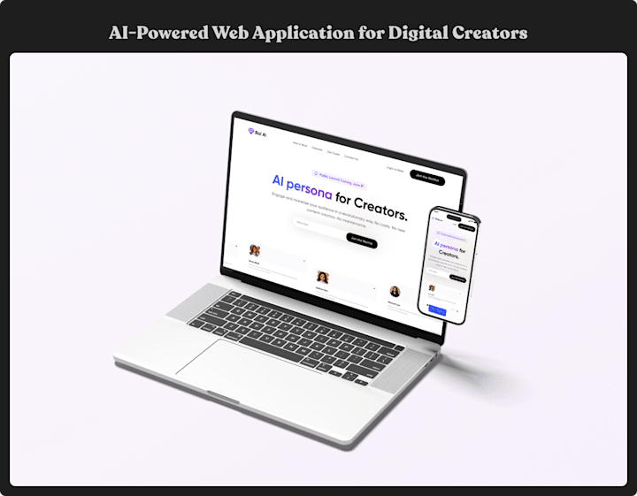 Cover image for AI Powered Web Applicaition for Digital Creators