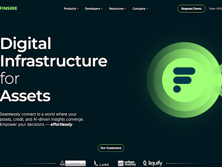 Cover image for Finsire | Digital Infrastructure for Assets