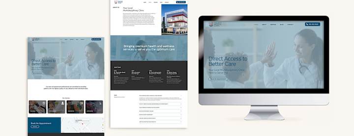 Cover image for Premier Medical Clinic Website