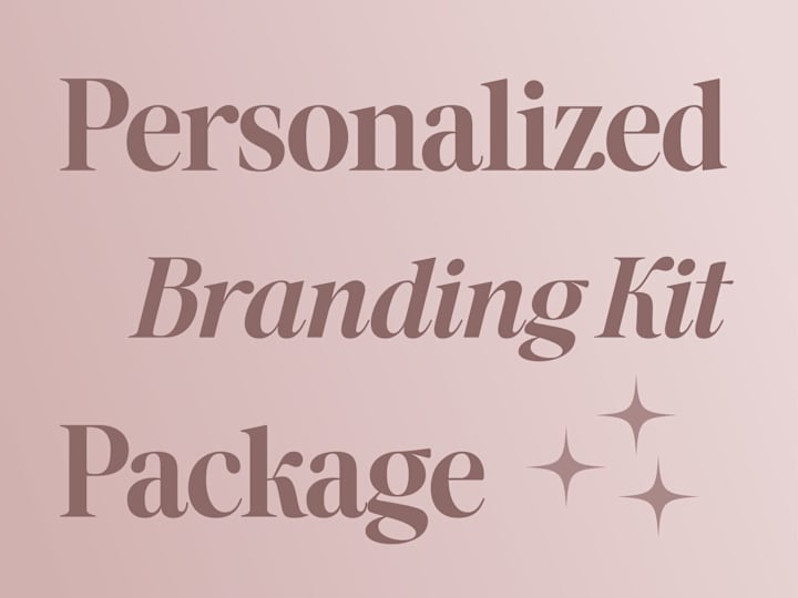 Cover image for Personalized Brand Kit–Logo, Typography, Colors, & More!